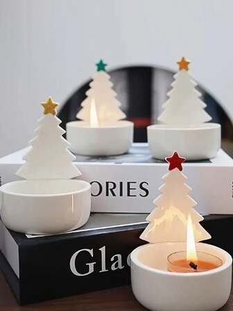 圣诞树圆球烛台适合朋友聚会、生日、婚礼派对适合感恩节、情人节、父亲节、母亲节