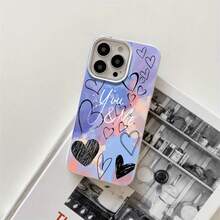 Fundas y carcasas protectoras con diseño de corazón y orificios grandes, compatibles con phone 16 Pro Max, 16, 15 Pro, 14, 14 Plus/14 Pro Max, 13, 13 Pro, 12 Pro, 11/11 Pro. Regalos para cumpleaños y festivales - Negro - Ver 6
