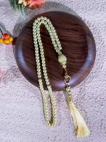 1pc Muslim Prayer Beads, 99 Beads   Bracelet, Handheld - Multicolor - View 19