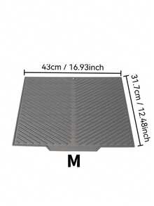 1PC Silicone Drain Mat, Foldable Kitchen Drying Mat, Drain Mat, Fruit, Vegetable, Tableware Drain Mat, Sink Mat, Dining Table Storage Mat, Kitchen Gadget
