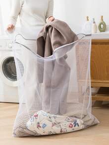Large Size Laundry Bag, Household Bedding Washing Bag, Machine Washable, Anti-Deformation, Anti-Entanglement, Convenient And Durable, Reusable - Multicolor - View 5