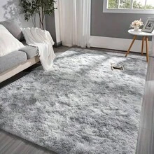 230*160CM Living Room Rug Non Slip Area Rug Hallway Runner Soft Carpet Floor Mat - Grey - View 4