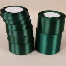 1 Roll 25 Yards Polyester Satin Ribbon, Christmas Gift Box, Candy Box, Cake Box, Flower Decoration Ribbon, DIY Crafts