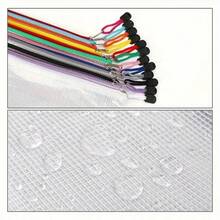 Pogrubiona przezroczysta torba na dokumenty A4, oficjalna torba na dokumenty z zamkiem błyskawicznym w kratkę, duża pojemność, torba na materiały archiwalne A4, wodoodporna torba na dokumenty