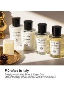 Acqua di Parma 4pcs/Set Colonia Body & Hair Care Set - Refreshing Body & Hair Care Set, Fragrant Body & Hair Care Set, Moisturizing Body & Hair Care, Body & Hair Care Travel Set, Mini Body & Hair Care Set, 75ml/2.5oz Each - Transparent+White - View 2