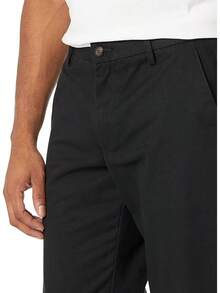 Men's Straight-Fit Wrinkle-Resistant Flat-Front Chino Pant - Style - 黑色 - 查看 3