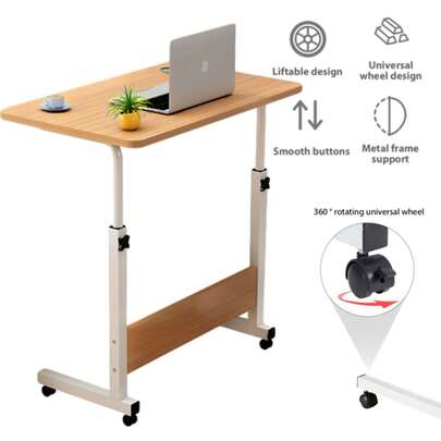 Lislark Adjustable Laptop Table Stand Folding Desk Bed Computer Study Portable Sofa Tray