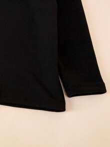 3 قطع طقم بيجامات للفتيات الصغيرات، بلوزة بأكمام طويلة وياقة عالية، ملابس داخلية وملابس نوم مناسبة للخريف والشتاء