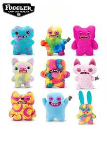 Spin Master ZURU 18英寸巨型毛绒玩偶 - 丑萌龅牙怪兽 | 官方收藏玩偶，柔软毛绒抱枕，可爱怪兽造型，绝佳生日礼物 - 15733E 奇幻巨寶古牙怪(黃色) - 查看 2