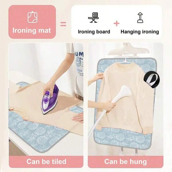 Faltbare, hitzebeständige Bügelmatte. Tragbare Reiseversion der Bügelmatte, Tisch-Bügelmatte, geeignet für tägliches Bügeln von Schutzkleidung, Mänteln, Anzügen, Arbeitskleidung usw.