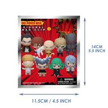 1PC Crunchyroll Officially Licensed One Punch Man Series Keychain Blind Bags Mystery Mini Figure Random Anime Action Figures Accessories Cute Anime Character Cartoon Bag Charms Collectible Ornament Surprise Gifts - One Punch Man - View 3