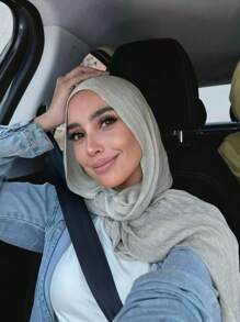 Crinkle Textured Rayon Wrinkle Hijab Scarves Crepe Long Hijab For Lady Rayon Wrinkle Hijab Women Scarf For Dress