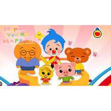 Plim Background Birthday Party Photography Cartoon Photo Background Rainbow Vinyl Desktop Banner Decoration Supplies 003 - Trắng 2 - Xem 2