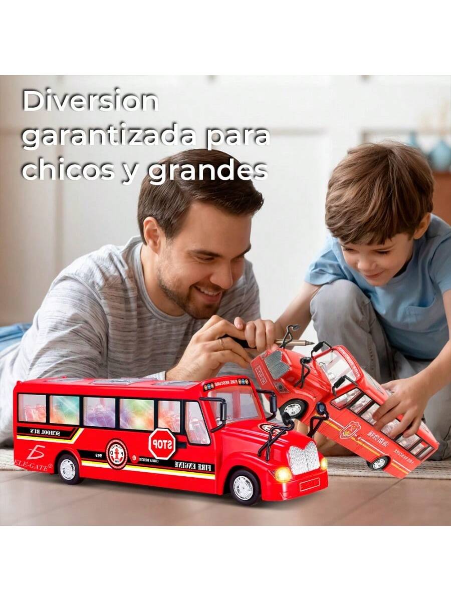 Gran remolque de camión de bomberos