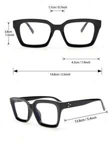 4pcs Leopard Print Plastic Geometric Full Frame Colorful Personalized Ins Style Transparent Glasses, Suitable For Holiday Gifts, Outings, Dates, Street Photography, Music Festivals, Carnivals, Elegant And Suitable For All Face Shapes - 4 chiếc kết hợp họa tiết da báo màu đen, trong suốt và xám - Xem 5