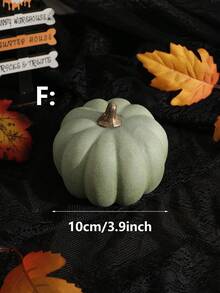 Decoração de abóbora artificial para o Natal e o Dia de Ação de Graças, ideal para mesas e festas de fim de ano.