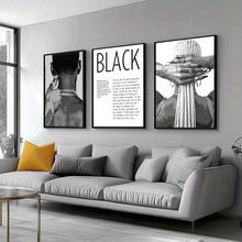 3pcs/Set, Canvas Hanging Painting, Framed Wall Decoration, And Women Art, Back View, Modern Fashion, Bar, Cafe, Family And Dormitory Wall Decoration, Room Decoration, Living Room Decoration, Bedroom, Dining Room Kitchen Decoration, Home Decoration