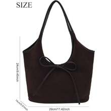 Bolso, un bolso de hombro de mujer de color café con leche mate con material de PU, un gran bolso de uso diario adecuado para mujeres y como regalo para una cita