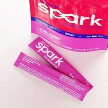 AdvoCare Spark Vitamin & Amino Acid Supplement - Focus & Energy Drink Powder Mix With Vitamin A, B-6, C & E - Also Includes L-Carnitine & L-Tyrosine - Fruit Punch, 14 Stick Packs - 水果賓治 - 查看 3