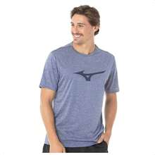 B2 Online Mizuno Run Spark Men's Training T-Shirt 100% ORIGINAL With INVOICE And WARRANTY - GRAPHITE / BLUE - View 4