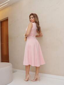 Women's Casual Dress / Summer Fashion / Comfortable Style / Elegant / Party / DD099 - 粉色 - 查看 5