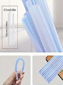 100 pezzi Mini Stick di colla a caldo ultra-trasparenti, 0,27"X3,95" Adesivo liscio e trasparente, inodore, robusto, compatibile con la maggior parte delle pistole per colla, fai da te, artigianato, falegnameria, plastica, accessori per utensili