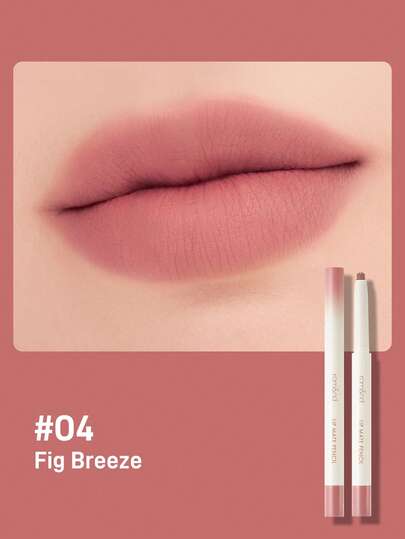  Rom&Nd 唇线笔勾勒唇形，塑造双唇。女士唇线笔打造立体唇形，不易晕染。韩式彩妆。