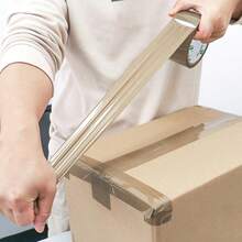 3PCS/1PC 4.8cm/1.89 Inches Wide Packaging Tape, Yellowish-White Transparent Packaging Tape, Brown Packaging Tape, Suitable For Light And Heavy Packaging. The Width Of The Tape Roll Is 4.8cm/1.89 Inches, And The Length Is 60 Meters /60 Yards And 100 Meters/Yards. There Are Multiple Specifications To Choose From.