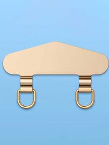 Cordón para teléfono móvil con doble oreja, arandela de metal de acero inoxidable, soporte para teléfono móvil, cadena colgante fija, pegatina delgada para la parte posterior, pieza de conexión antióxido resistente