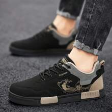 Nuevos tenis casuales con cordones para hombres, suela suave y ligera, versátiles de corte bajo, transpirables y planos, para todas las estaciones