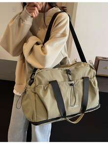 Large Capacity Short Trip Bag For Women, Lightweight Expandable Handbag, Sports Gym Bag, Travel Maternity Hospital Bag