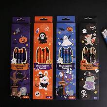 6 Stücke Halloween Party Bleistift Geschenkbox Set, geeignet für Trick or Treat Partys, Klassenraum Preise, Geschenktüten Füllungen, mehrteiliges Party Zubehör Geschenkbox