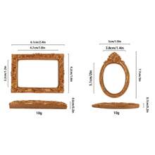 欧式复古INS金色迷你相框道具美甲项链拍照饰品珠宝拍摄背景配件 - 彩色 - 查看 39