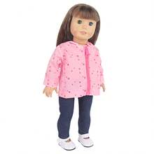 MSYO 1 Set 18 Inch Doll Clothes, Including Raincoat, Sun Protection Jacket, Polka Dot, Fashion Doll Outfit, 4 Color Options, Spring/Summer Doll Jacket, Suitable As Birthday/Holiday Gift For Little Girls