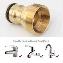 1pc Leak-Proof Quick Connect Garden Hose Adapter - Durable, Rust-Resistant Faucet Converter For Convenient Watering