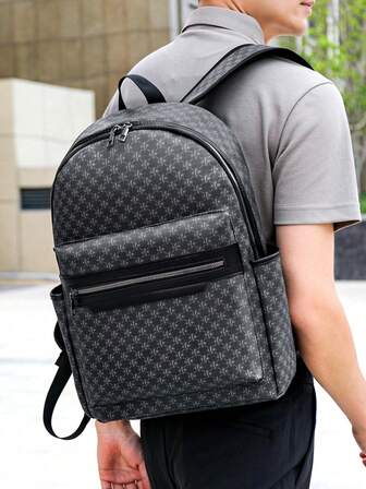 Fashionable And Minimalist Men's Backpack For Business And Leisure, Large Capacity Computer Bag, Essential For Travel, Commuting Backpack For Work, Back To School, Father's Day Gift Large Capacity Bag