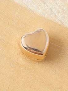 1/2/4/5 对时尚多色心形磁性衬衫领夹 - 无需缝纫，可拆卸衬衫领口收紧纽扣，适用于衣领、袖口、裤腿、围巾固定和调整，可重复使用的装饰配件，礼物