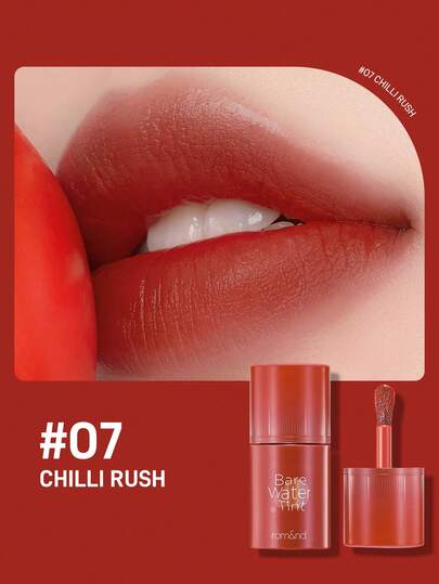  Rom&Nd Moisture-Like Lip Gloss Matte Lipstick Long-Wear Lip Color Moistening Blending Low-Saturation Lip Coloring Liquid Korean Makeup 4.5g/0.16oz