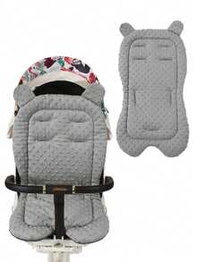 1 件加厚柔软婴儿车座椅垫，适用于婴儿推车、高脚椅、汽车座椅，秋冬季 - 彩色 - 查看 13