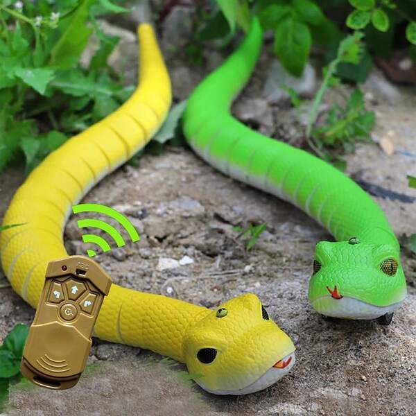Animales de control remoto creativos, juguetes de serpientes de control remoto, juguetes de bromas de reptiles