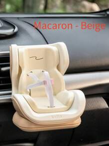 高品质汽车出风口夹和桌面支架，适用于15-18厘米娃娃收藏家和拼图盒爱好者，设计精美，并配有优质汽车配件收纳盒。