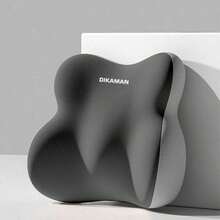 1 件装柔软腰部支撑枕，适用于驾驶座椅，泡沫腰枕，用于下背部腰部支撑垫，椅垫，椅座垫，椅枕，靠垫，办公椅，游戏椅 - 彩色 - 查看 1