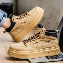 Nowe męskie trampki za kostkę na jesień/zimę 2025, męskie buty casualowe za kostkę, męskie buty sportowe na świeżym powietrzu, płaskie, uniwersalne, wygodne, męskie trampki studenckie, męskie buty sportowe casualowe dla nastolatków, buty za kostkę, białe trampki