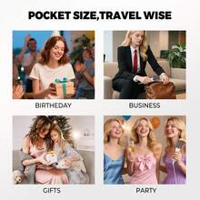 UKLISS Secador de Cabelo Multifuncional Mini Branco 3 em 1, Escova, Pente Alisador e Modelador, Design Portátil Ideal para Viagens