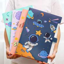 Cute Candy 5 Pocket Folder With 8-16Labels, Letter Size Expanding Organizer, Portable Accordion File,Aesthetic Paper Folder For School Office,Folders For Documents - 10 Colors Optional,Back To School,School Supplies