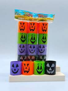 12/24/36 Stücke zufälliger Stil Halloween Spiralfedern Spielzeug im Großpack - Mini Zauberfedern Trick or Treat Spielzeug - Fidget Stressfedern Spielzeug für Halloween Party Geschenke - Klassenzimmer Belohnungsgeschenke