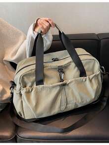 Large Capacity Short Trip Bag For Women, Lightweight Expandable Handbag, Sports Gym Bag, Travel Maternity Hospital Bag