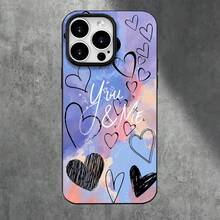 Fundas y carcasas protectoras con diseño de corazón y orificios grandes, compatibles con phone 16 Pro Max, 16, 15 Pro, 14, 14 Plus/14 Pro Max, 13, 13 Pro, 12 Pro, 11/11 Pro. Regalos para cumpleaños y festivales - Negro - Ver 8