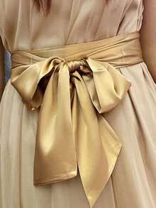 1 pièce Ceinture de taille pour femme, ceinture de taille élégante avec nœud papillon, ceinture décorative pour robe pour femmes