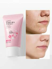 1 Moisturizing And Brightening LAIKOU Japanese Sakura Skincare Set (Headband + 17ml Sakura Essence + 15ml Sakura Eye Serum + 4-Piece Sakura Travel Kit + 30g Sakura Sunscreen + Telephone Cord Hair Tie + Ins Style Gift Bag (Pink Ribbon) + 100ml Japanese Sakura Toner + 15g Sakura Eye Cream + 25g Sakura Moisturizing Mask)